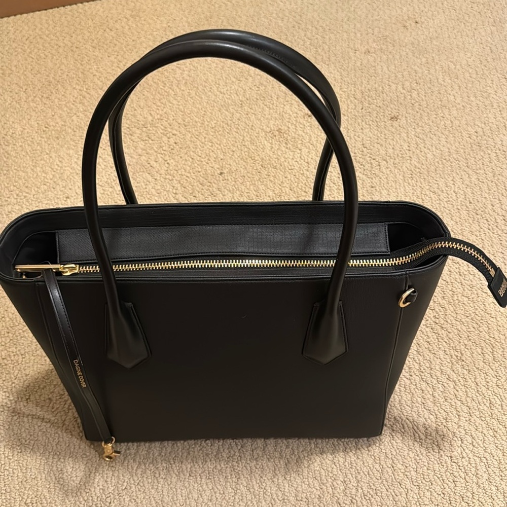 Dagne Dover Signature Legend Tote in Onyx